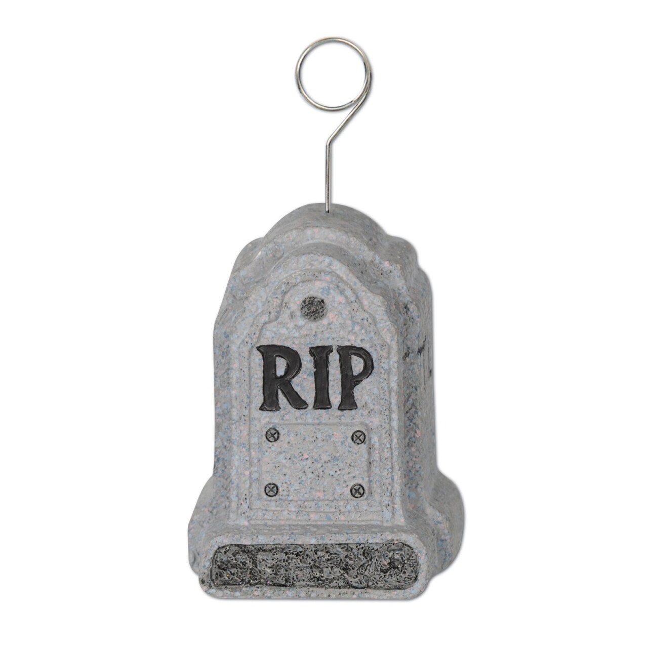 Beistle Pack of 6 RIP Tombstone Photo or Balloon Holder Party Decorations 6oz